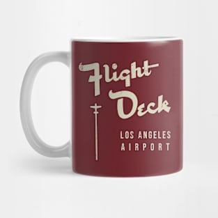 Vintage Fight Deck Los Angeles Airport Mug